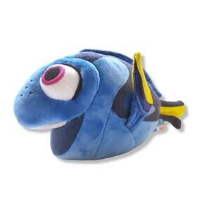 TY Sparkle Disney Finding Dory Blue Fish Beanie Plush 9½" Stuffed Animal Nemo